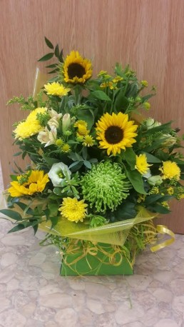 Castle Box in Yellows and Limes