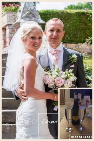 Pale Pink and Cream Rose Posy