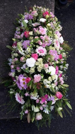 Mixed Seasonal Coffin Spray