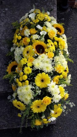 Traditional Yellow Coffin Spray