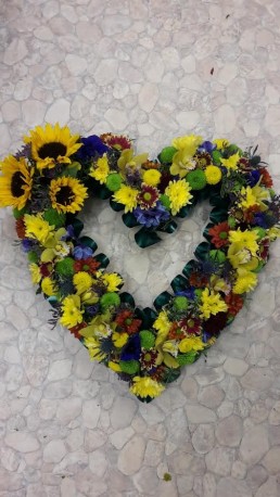 Bright mixed open Heart