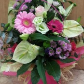 Castle Box in pinks and greens