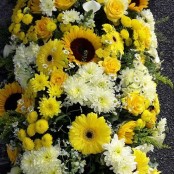 Traditional Yellow Coffin Spray