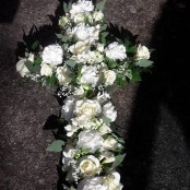 White and Cream cross