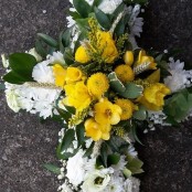 Yellow and White Cross