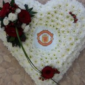 Manchester Unite Heart tribute